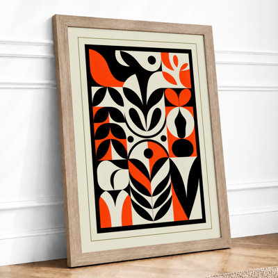 Botanical Deco Art Deco - Framed Print