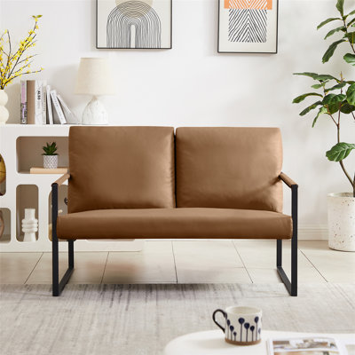 Fauteuil en cuir végétalien l 47,24 po