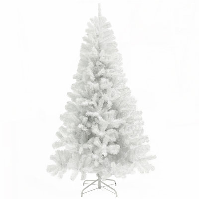 7.5ft Tall Artificial White Christmas Tree