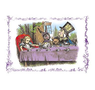 Alice in Wonderland Tea Party | Art Board Print