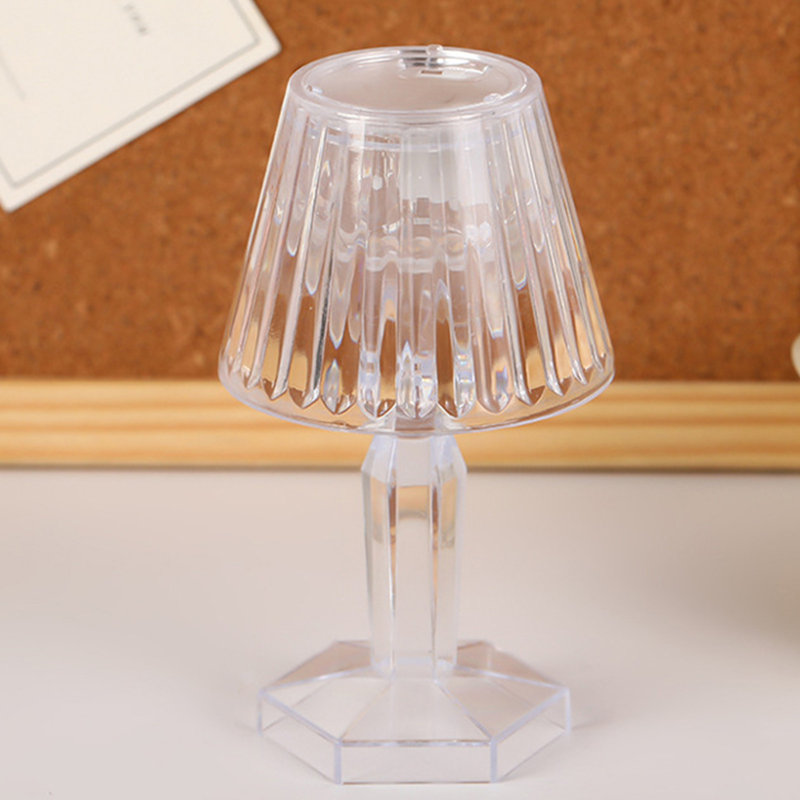 Veilleuse ornements exquis lampe de table en cristal oeil doux transparent - petite lampe de table maison chambre salon lumière ambiante