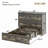 Multi-Functional Foldable Platform Bed with Drawer-117794077-117794078