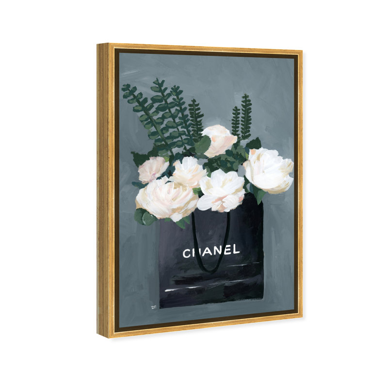 Precious Finds Florals - Peinture, H 30 po x l 20 po, Cadre doré