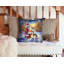 Coussin chinois à crête et père Noël-101410329