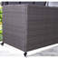 Royalcraft Storage 120cm W 510L Wicker Deck Box with Wheels-111687576