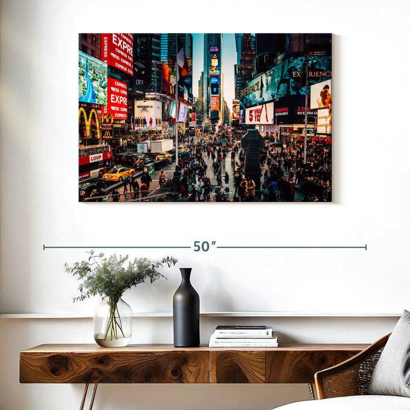 Ravi Iconic Times Square, H 26 po x l 39 po