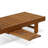 Ermont Outdoor Rubberwood Wood Chaise Lounge