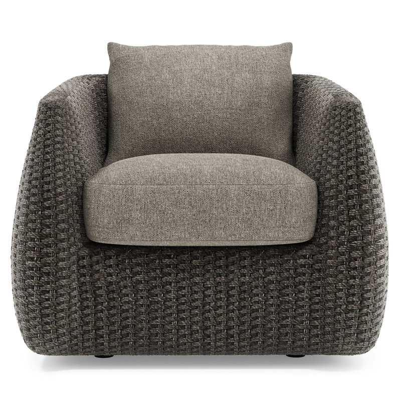 Bernhardt Sarene Outdoor Chair, Gray
