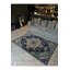 Tapis décoratif lavable bleu-651133479