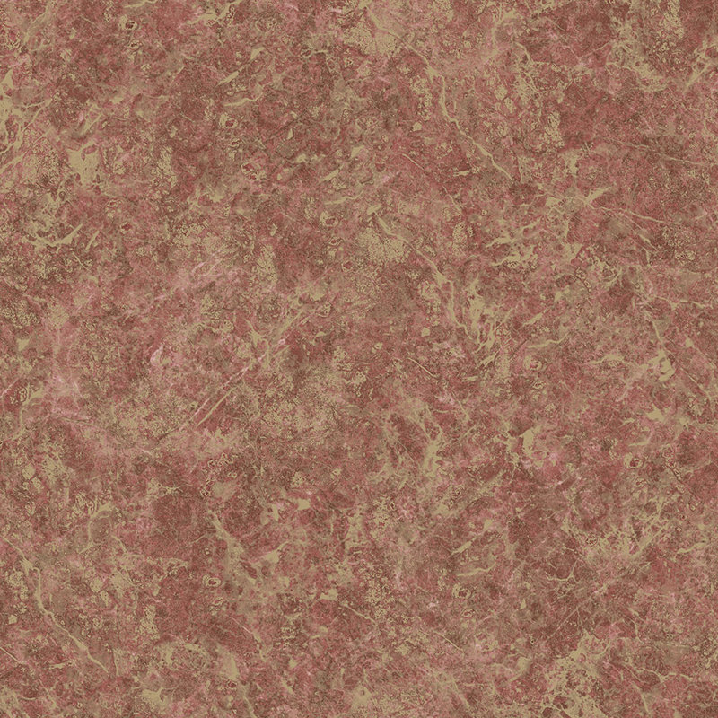 Rouleau de papier peint abstrait L 32,7 pi x l 20,5 po Springfield, Rouge / doré