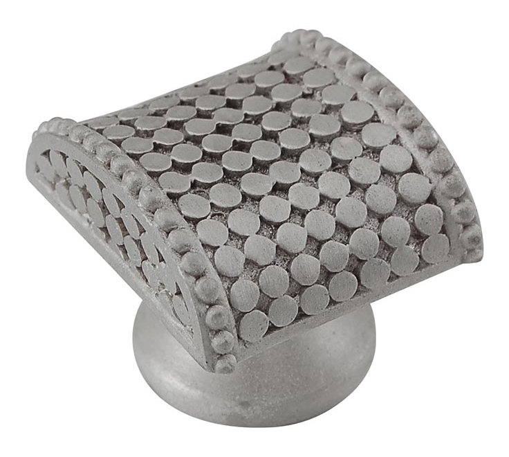Tiziano Geometric Knob, 1" H x 1" W x 0.875" D, Satin Nickel