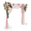 Arrangements de fleurs artificielles avec tulles pour une fête de mariage-120291797