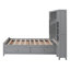 Lit en bois avec armoire et tablette tout-en-un-666538265