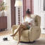 Chaise de loisir en cuir naturel écologique-1325854676