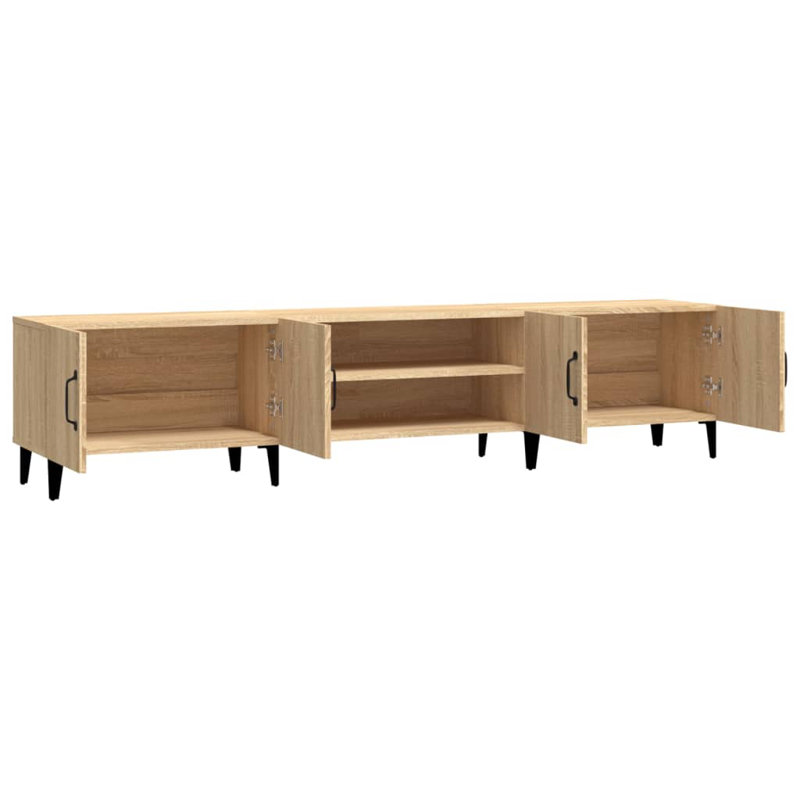 Lenapah Unfinished TV Stand for TVs up to 78", Sonoma Oak