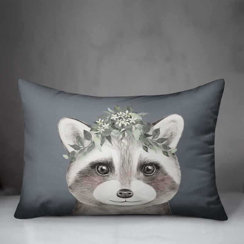 Housse de coussin rectangulaire en polyester 