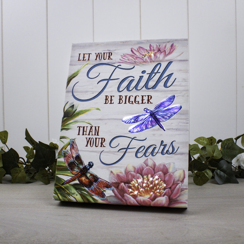 Toile de fond Faith Dragonflies 8x6