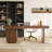 Modern Minimalist Storage Desk With Built In Power Outlets For Home Office Workstation-2093140058