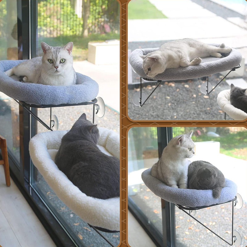 Ellorie Velvet Elevated Pet Bed