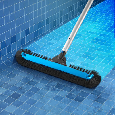 Tête de brosse de piscine pour piscine hors-terre enterrée avec brosses latérales