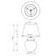 Lampe de table Tove Celadon