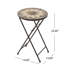 Table de bout en argent