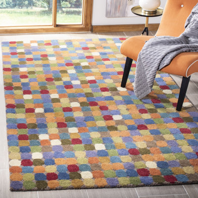 Candelo Hand Tufted Wool Polka Dots Rug