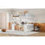 Lits modernes avec rangement, lit mezzanine en bois aggloméré pour maison compacte