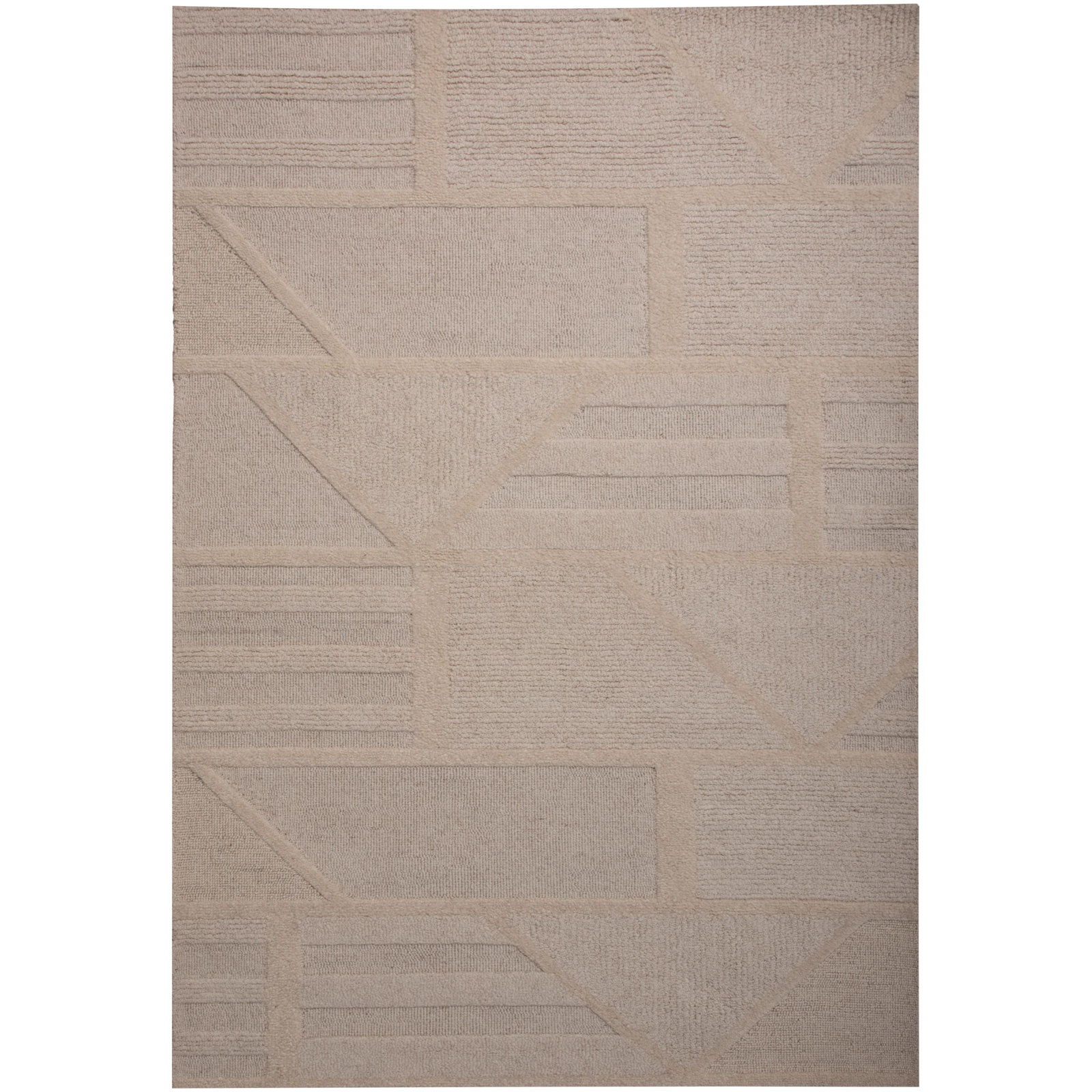 Hand-Tufted Wool Rug, Rectangle 5' x 7'6"