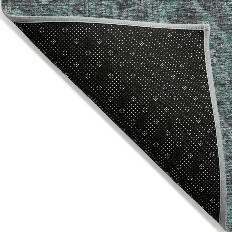 Tapis de couloir d'extérieur 8 po Turquoise