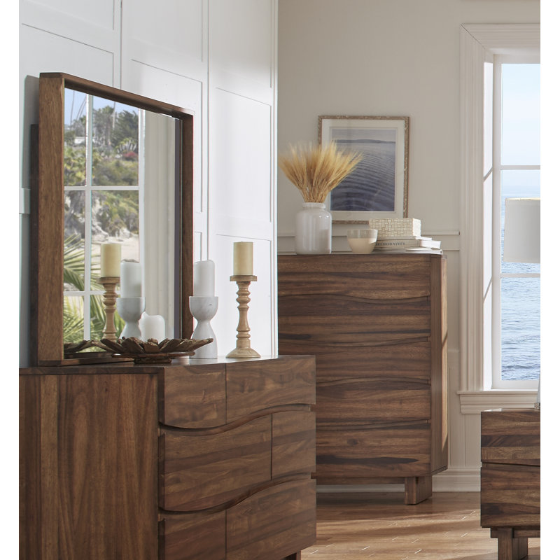 Miroir de commode rectangulaire Hiram