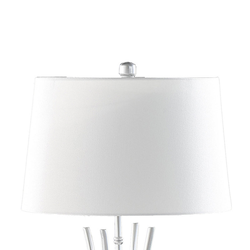 Lampe de table en métal Lisi, Argenté