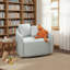 Chaise longue de grande valeur et exquise en velours de bleuet