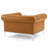 Idyll Tufted Button Upholstered Leather Chesterfield Armchair-1896263835