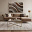 Art mural horizontal sur toile à rayures horizontales-687771370