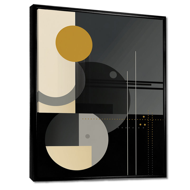 Lune, phases, modernisme, cercles minimaux - minimalisme, art mural, salon, H 20 po x l 12 po x P 1 po