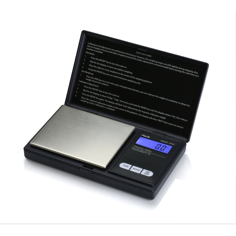 American Weigh Scales Rechargeable Kitchen Scale With Bowl