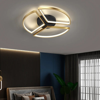 Betz 3-Light 57cm LED Semi Flush Mount