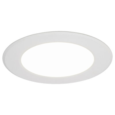 Indoor Downlight (White) 400lm Warm White LED Integrated Spotlight with IP20 Rating - 4L1/2114