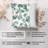 Botanical Eucalyptus Leaves Pattern III Pillow Cover-102215377