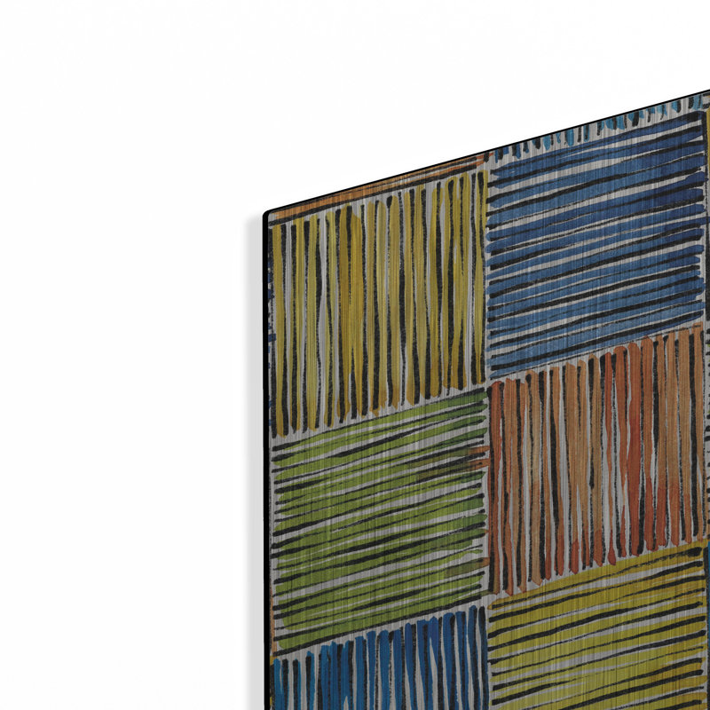 «Fall Sweet Fall Pattern 7» par Anne Tavoletti, art mural en métal, H 24 po x l 24 po