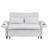 65"W Upholstered 3-in-1 Sofa Bed Convertible Sleeper with Adjustable Backrest and Armrests-257146990