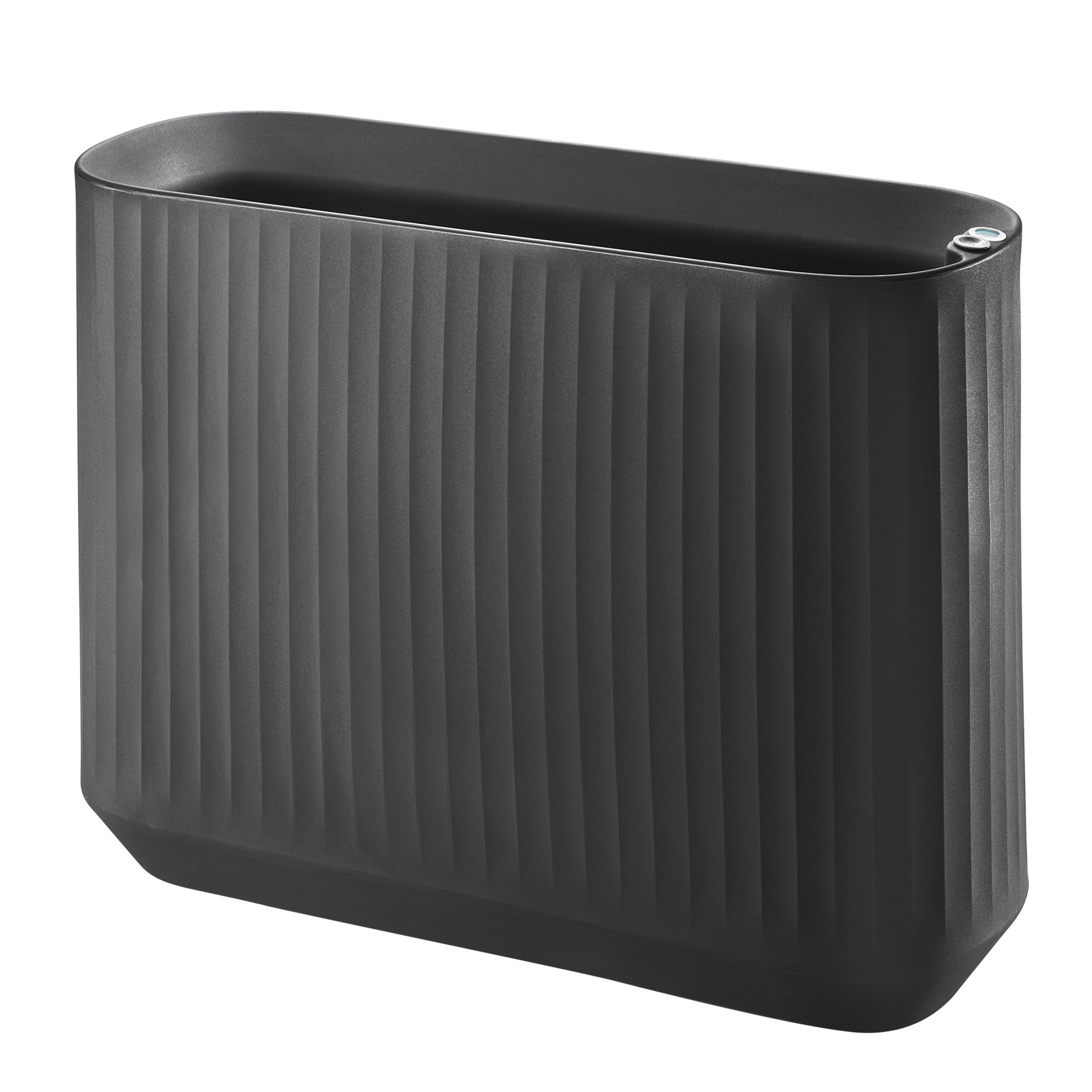 Mod Self Watering Plant Box, Slate, 40" x 14" x 30"H - Privacy Planter Wall