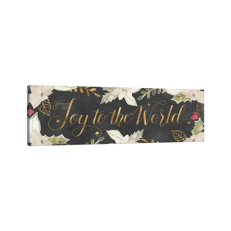 Gilded Christmas Collection D by Grace Popp - No Frame Panoramic Print on Canvas