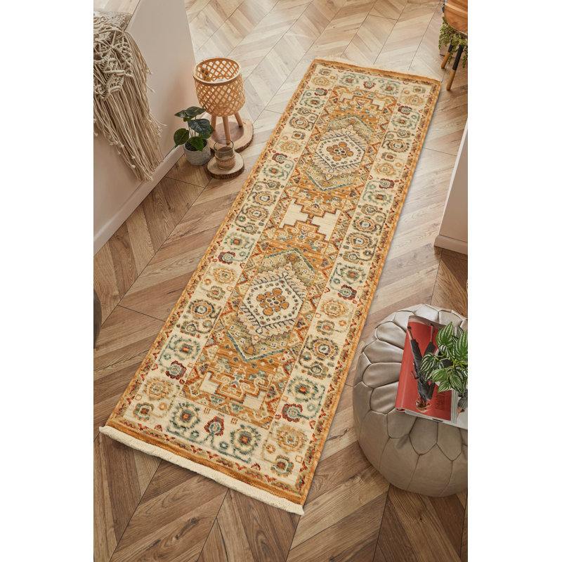 Zofia Geometric Area Rug, Runner 68 x 235cm