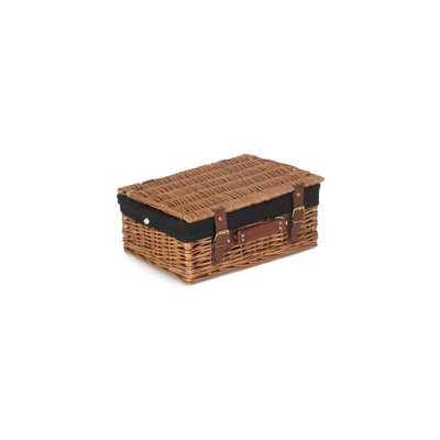 Wicker Hamper Basket with Lining