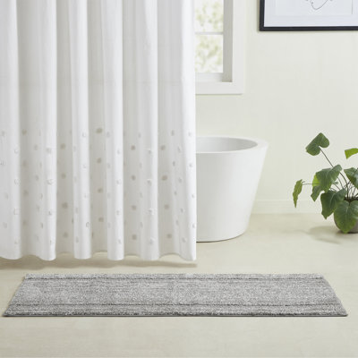 Tapis de couloir pour salle de bain en microfibre Heathered Hotel, 20 po x 60 po