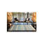 Tapis intérieur / extérieur bleu rayé Ilay-2115382172