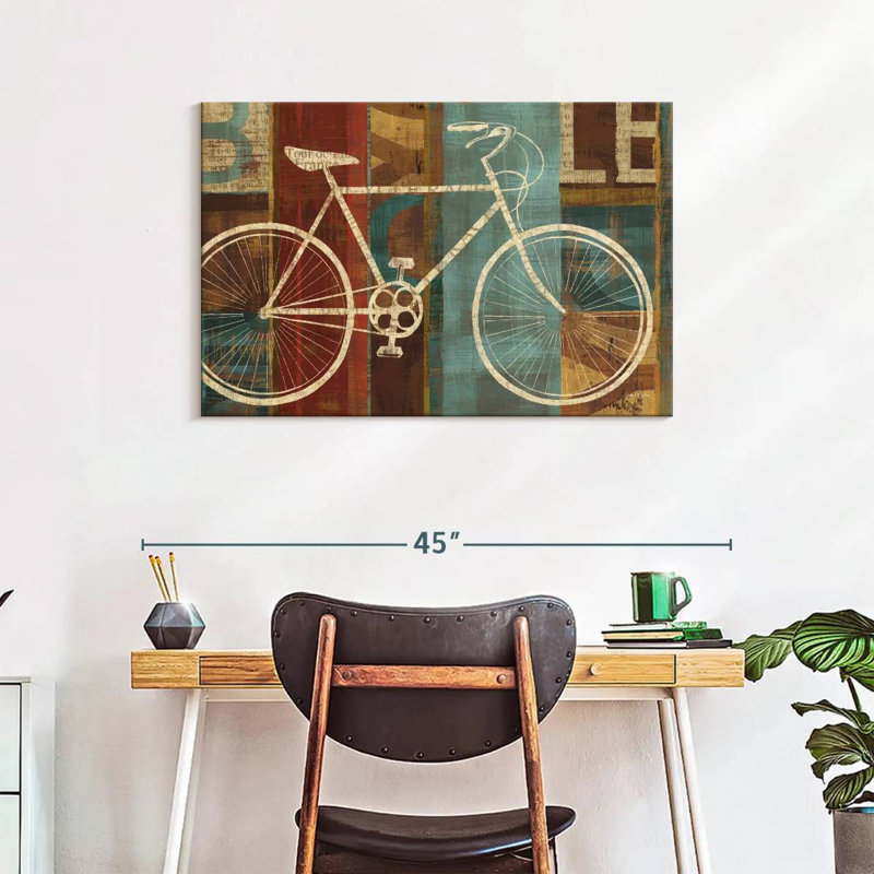 Mehar Bicycle Breaking Away, 24" H x 36" W