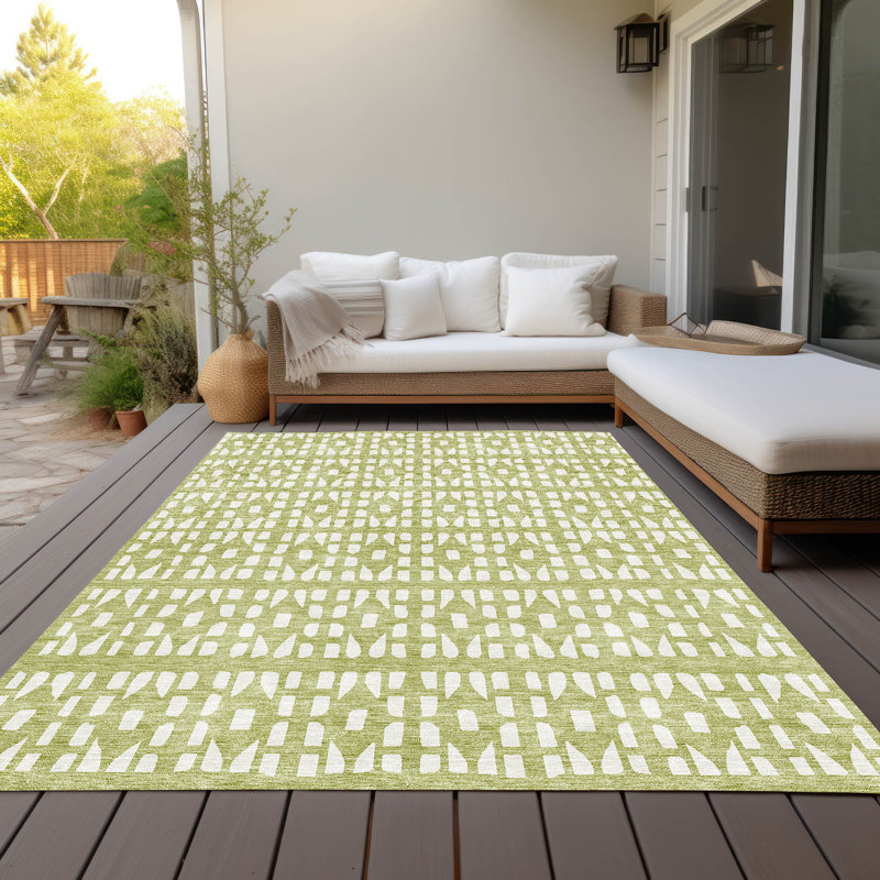  Chayden Area Rug with Non-Slip Backing, Rectangle 10' x 14'